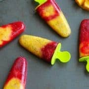 strawberry mango popsicles