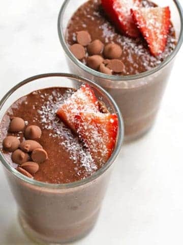 chocolate chia pudding
