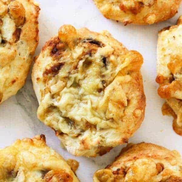 Cheese and Vegemite Scrolls