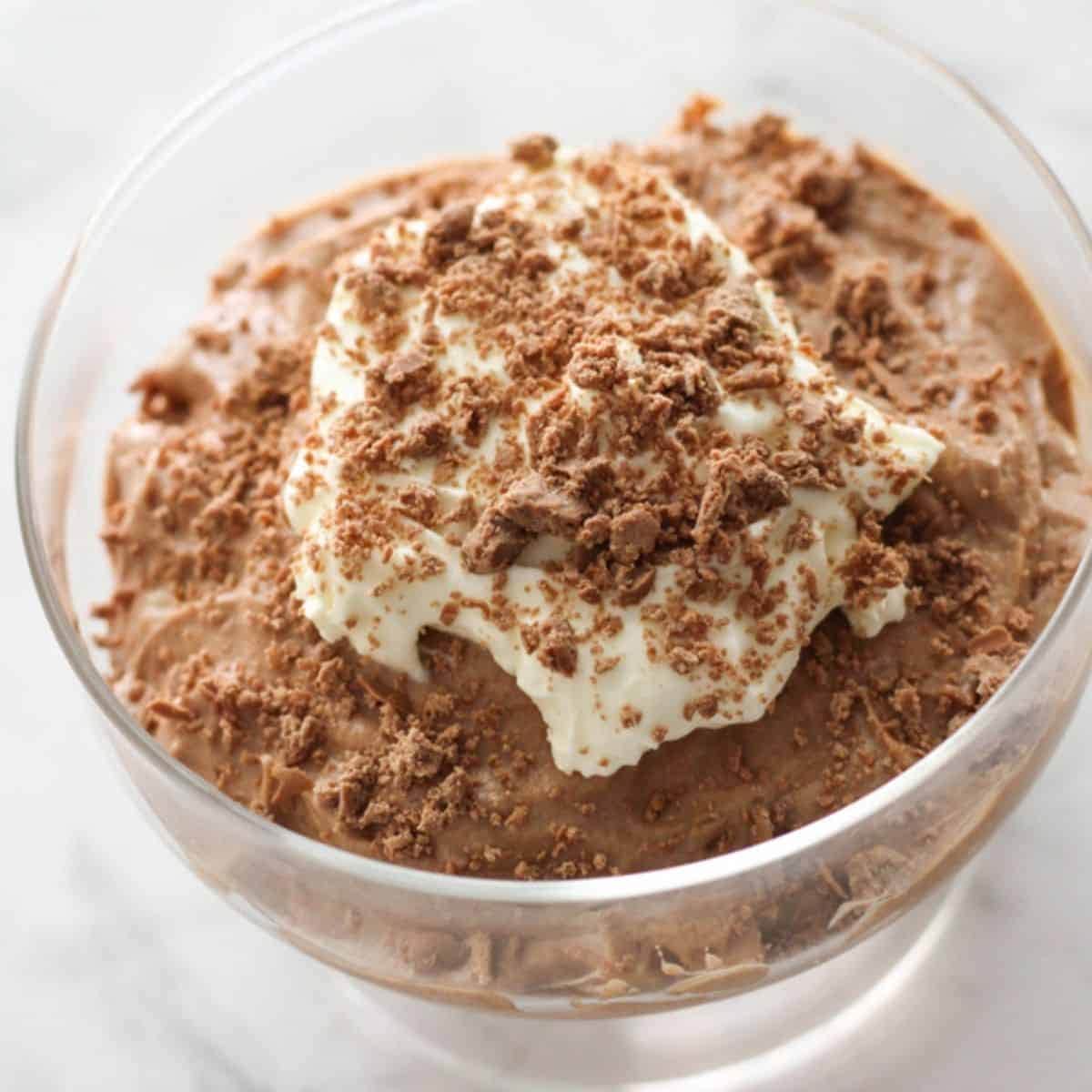 2 Ingredient Chocolate Mousse