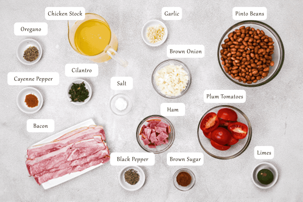 ingredients for the recipe