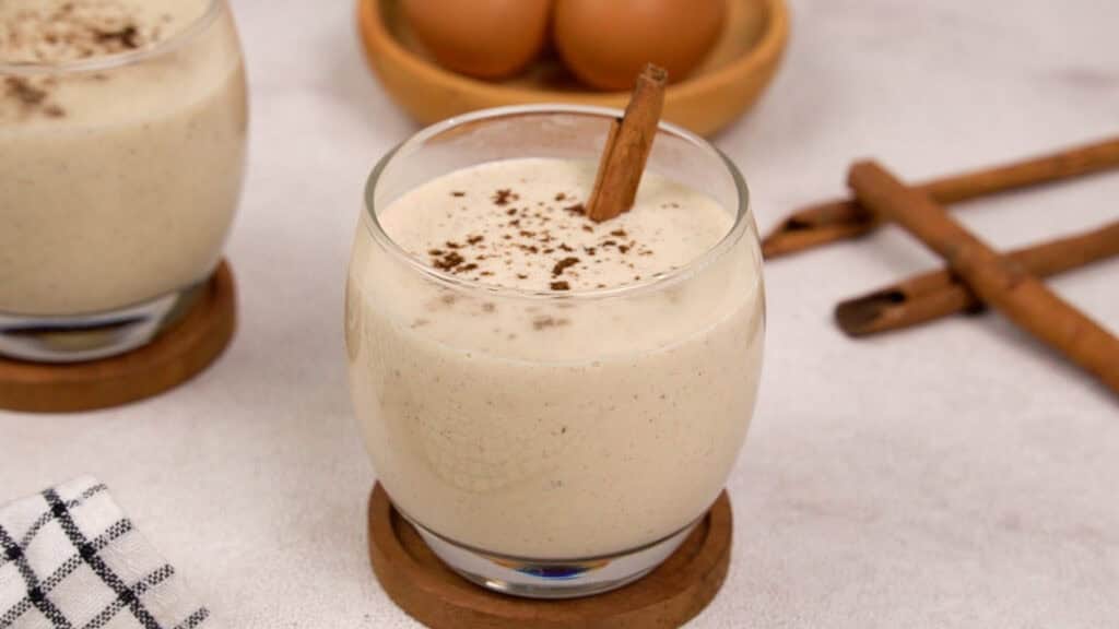 Egg nog is ready