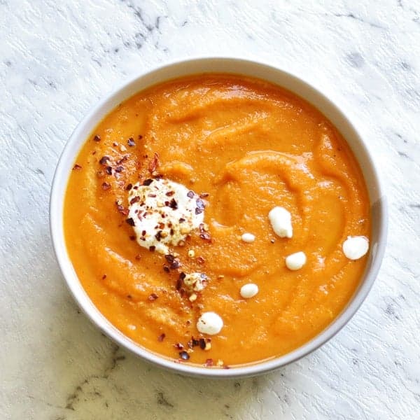 sweet potato and carrot soup