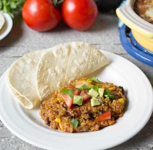 Quinoa Enchilada Bake