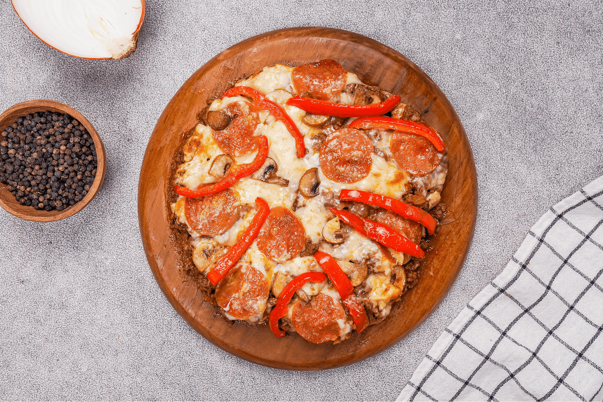 Crustless Pizza