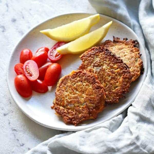 carrot and zucchini fritters
