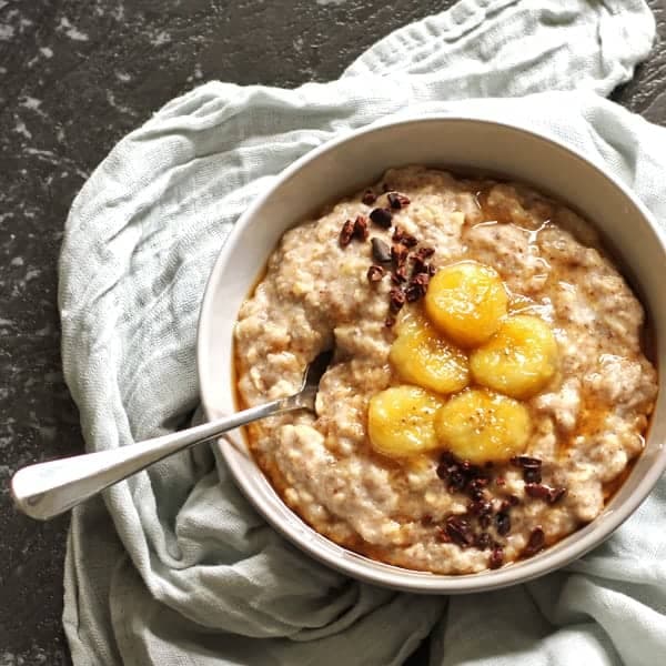 easy stovetop banana oatmeal
