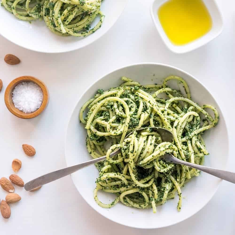 Black Kale Pesto Pasta
