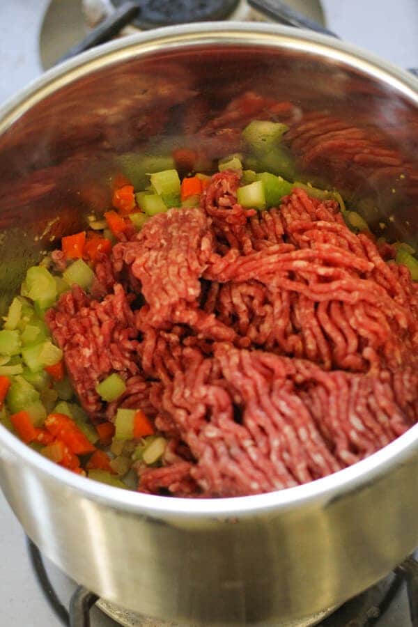 Step by step photo instructions on how to make Savoury Mince