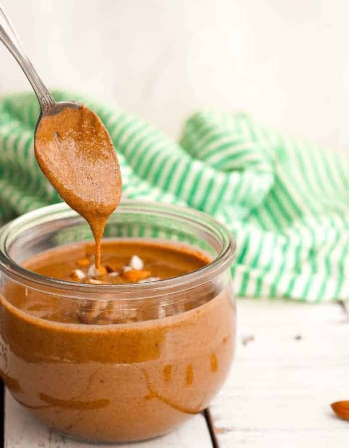 Homemade Cinnamon Almond Butter (Whole30, Paleo)