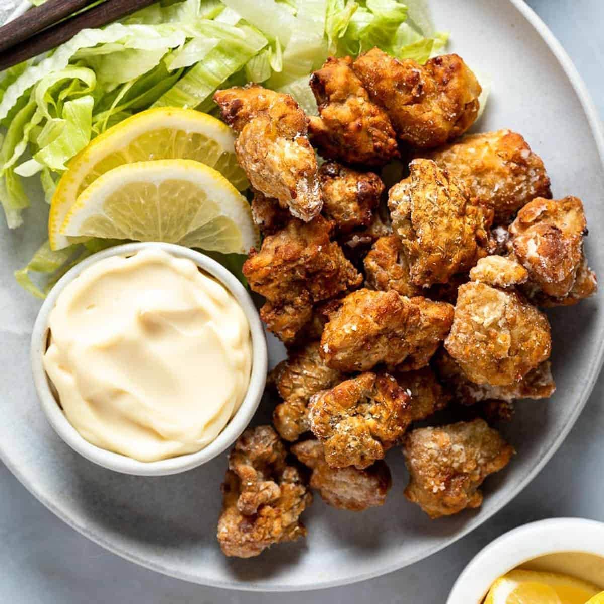 Air Fryer Karaage Chicken (Japanese Fried Chicken)