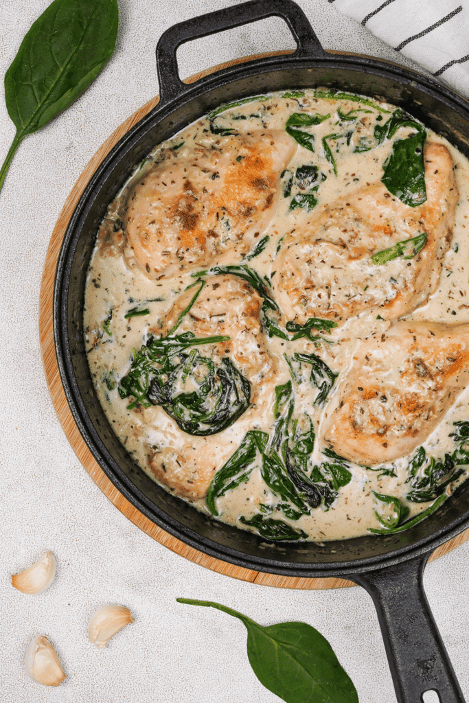 Chicken in skillet
