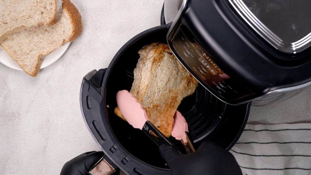 flip the bread