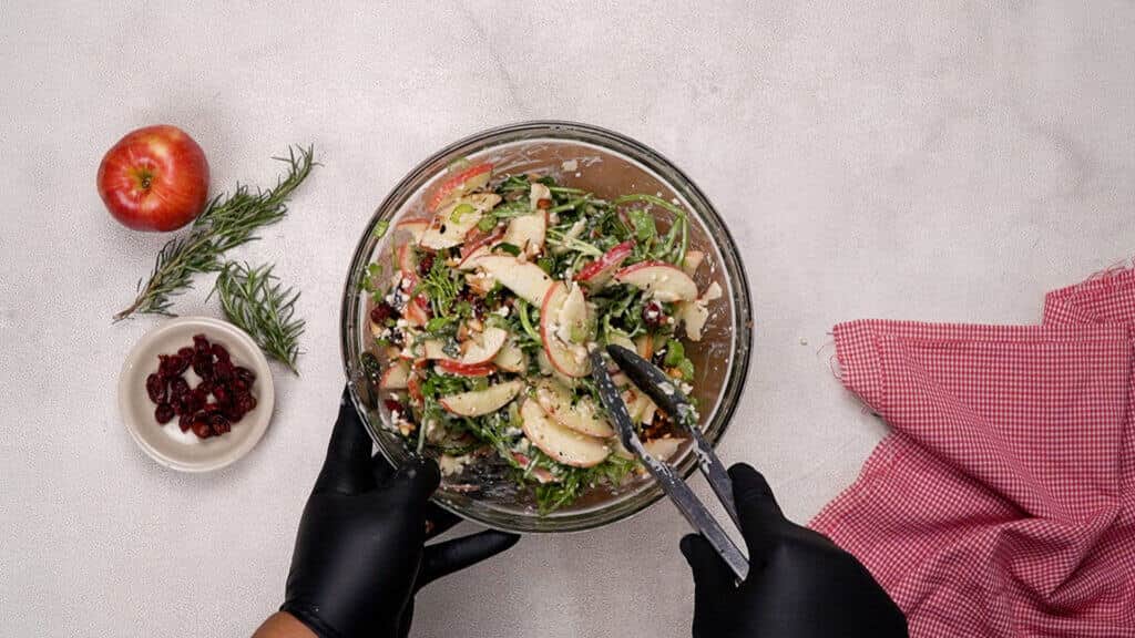 mix the dressing
