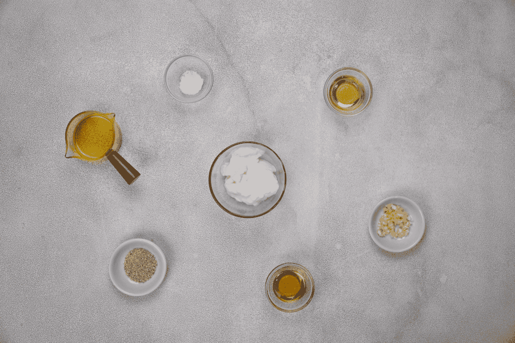 ingredients of the dressing