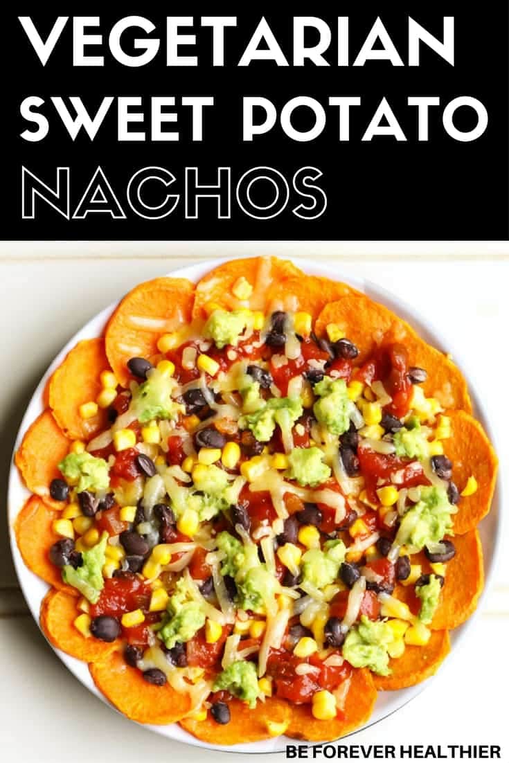 vegetarian sweet potato nachos