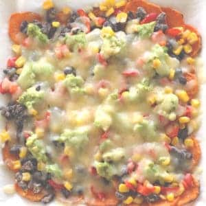 vegetarian sweet potato nachos