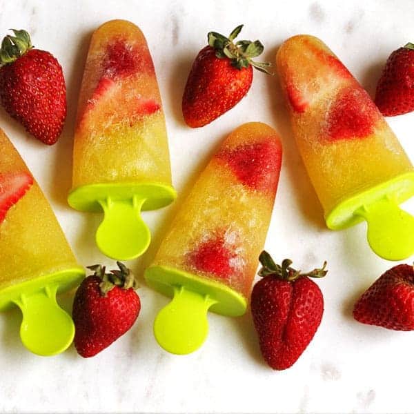 Mimosa Popsicles