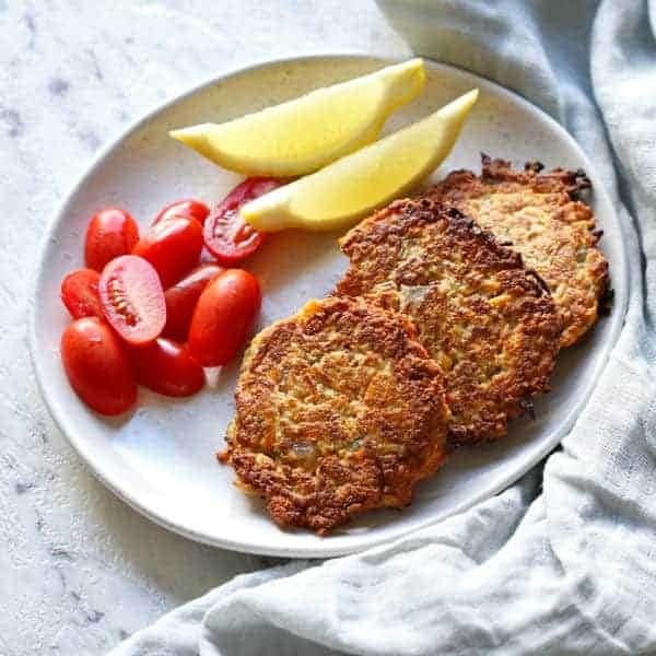 carrot and zucchini fritters