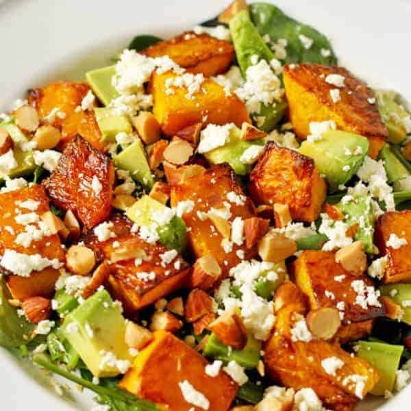 Roast Pumpkin and Feta Salad