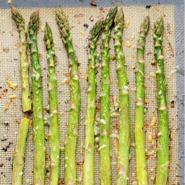 Roasted Lemon Garlic Asparagus