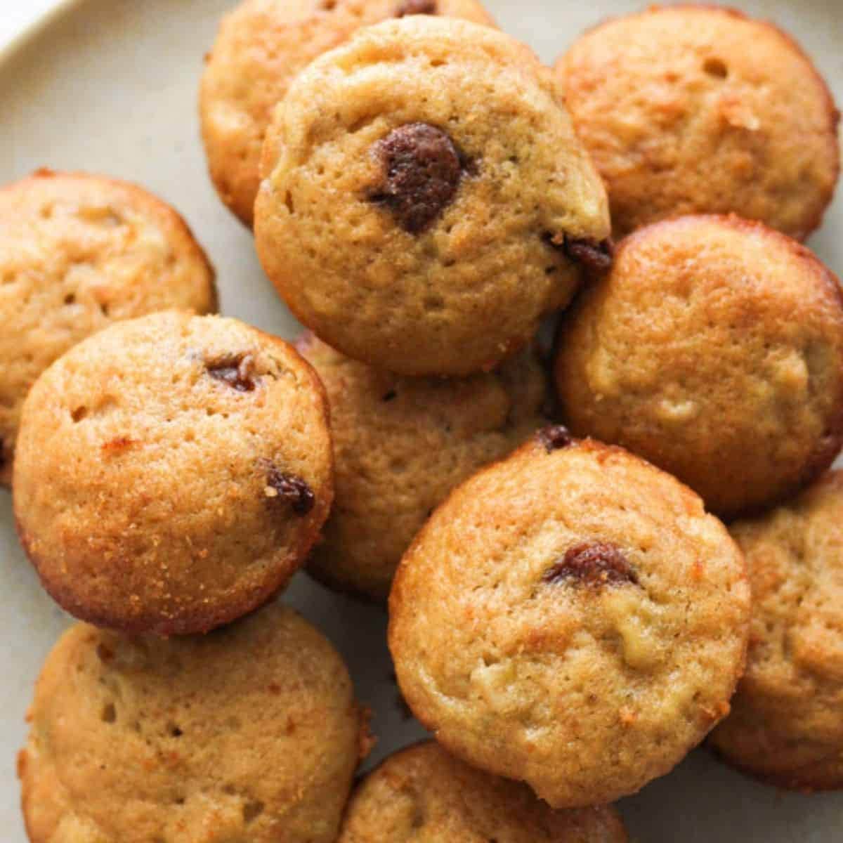 Mini Banana Muffins