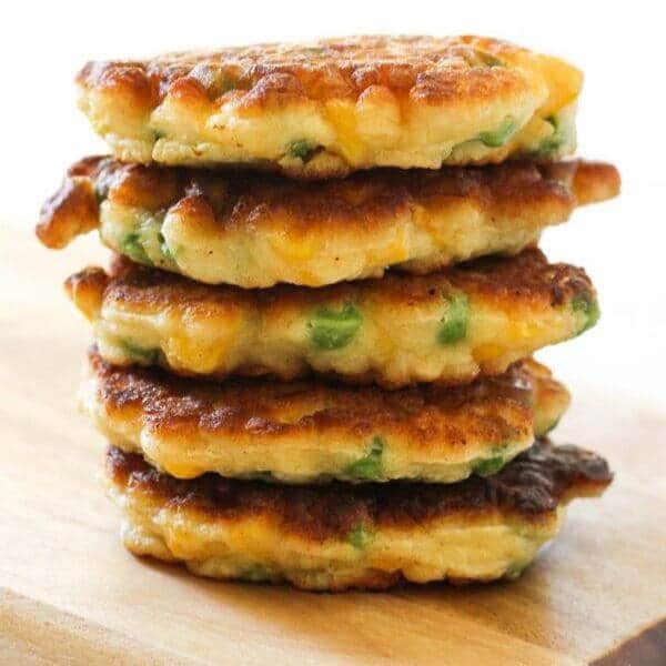 Pea & Sweet Corn Fritters
