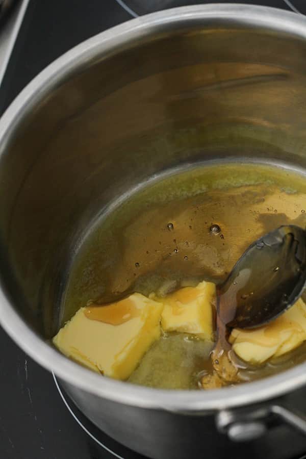 honey and butter in a saucepan. 