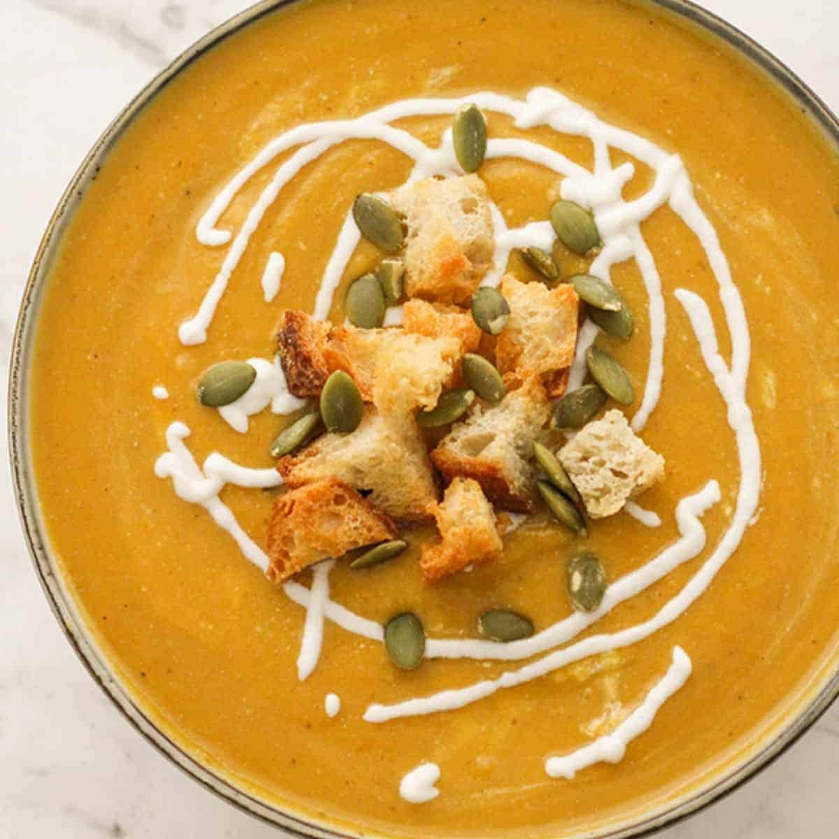 Pumpkin and Cauliflower Soup