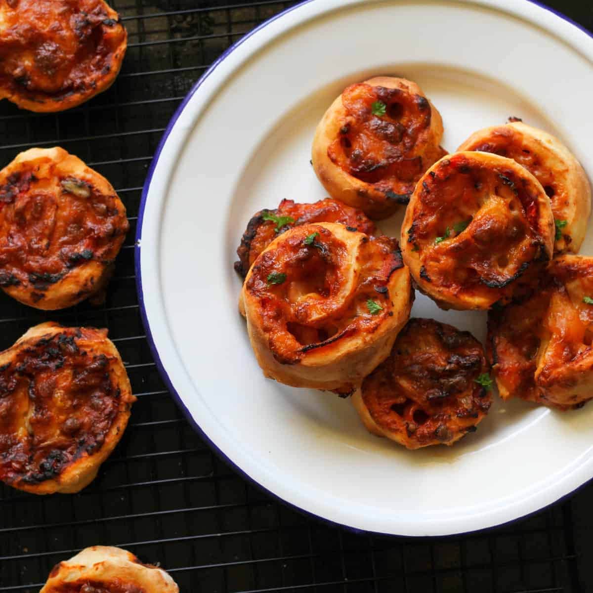 Air Fryer Pizza Pinwheels