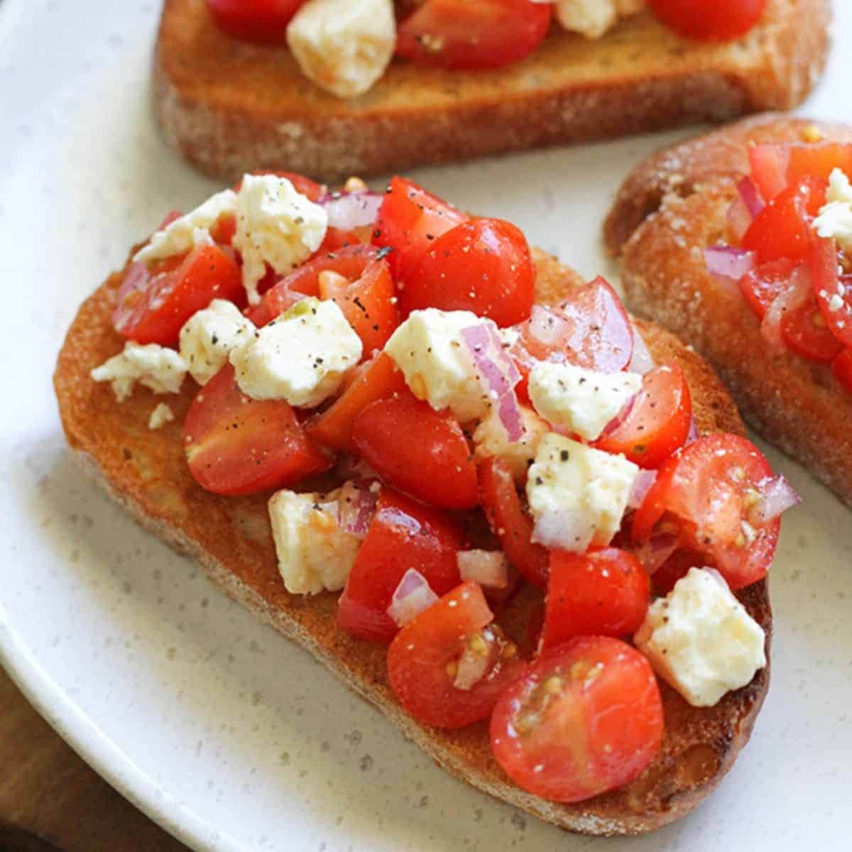 Tomato and Feta Bruschetta