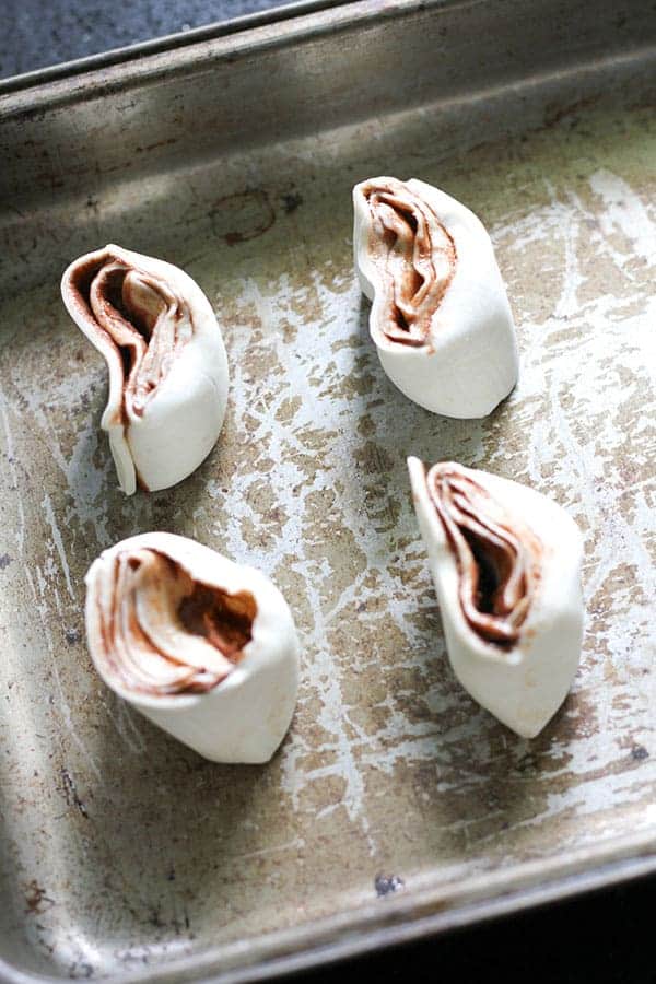 pastry recipe in the making