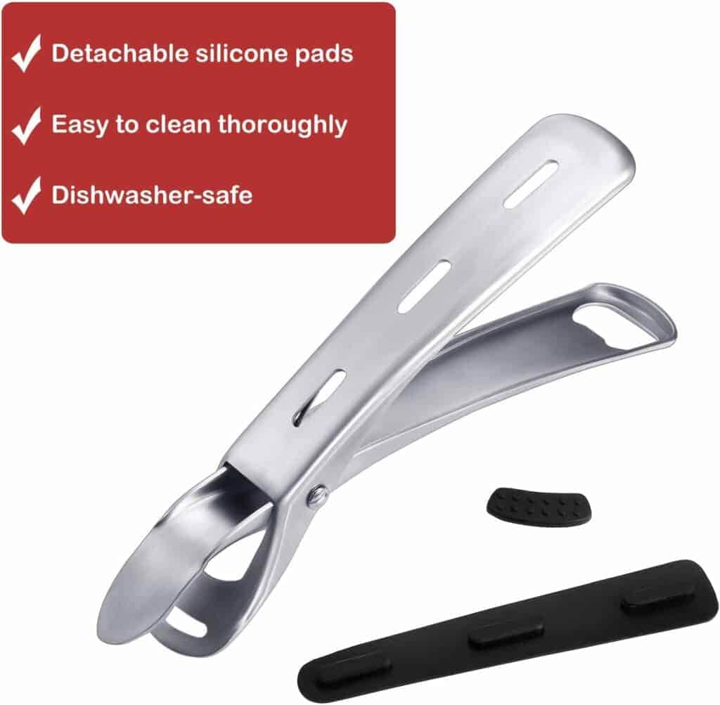 Air fryer pans gripper