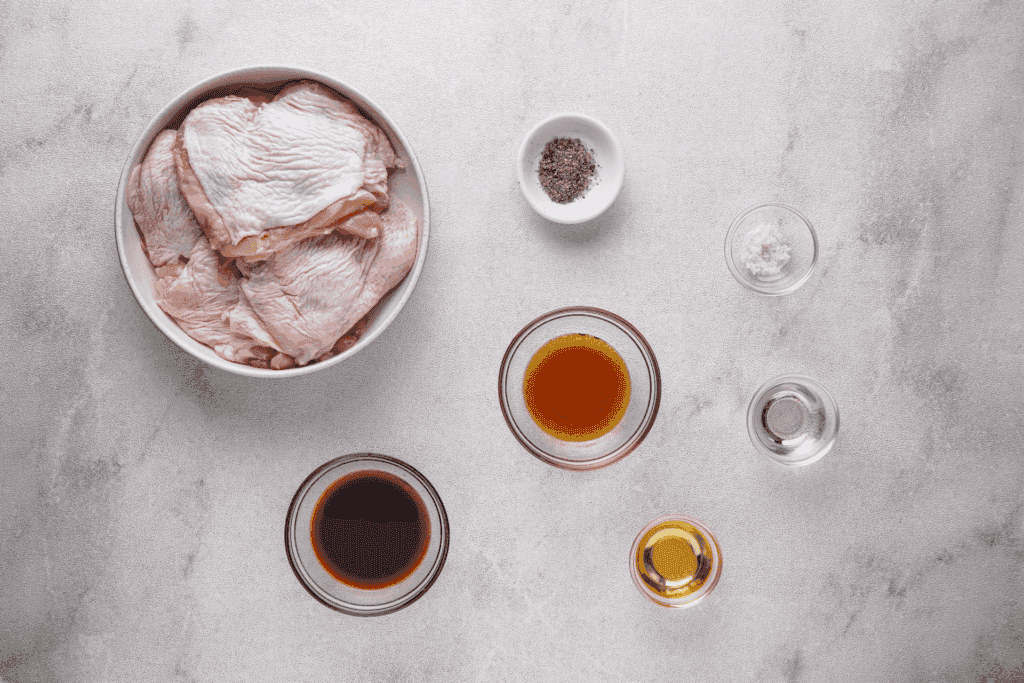 ingredients for chicken teriyaki 