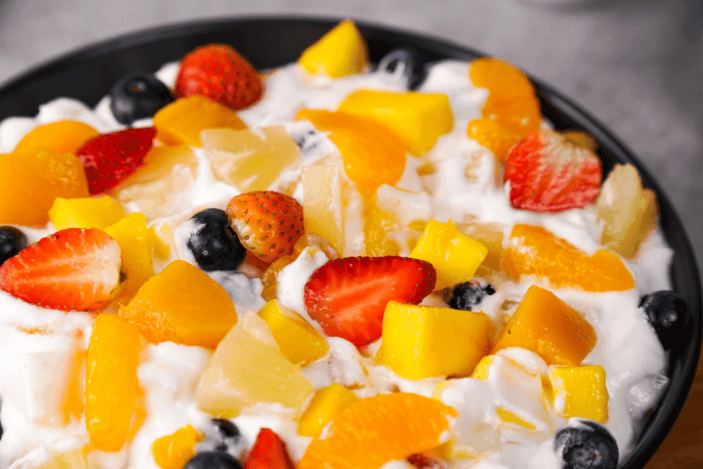 Fruit salad with cool whip
