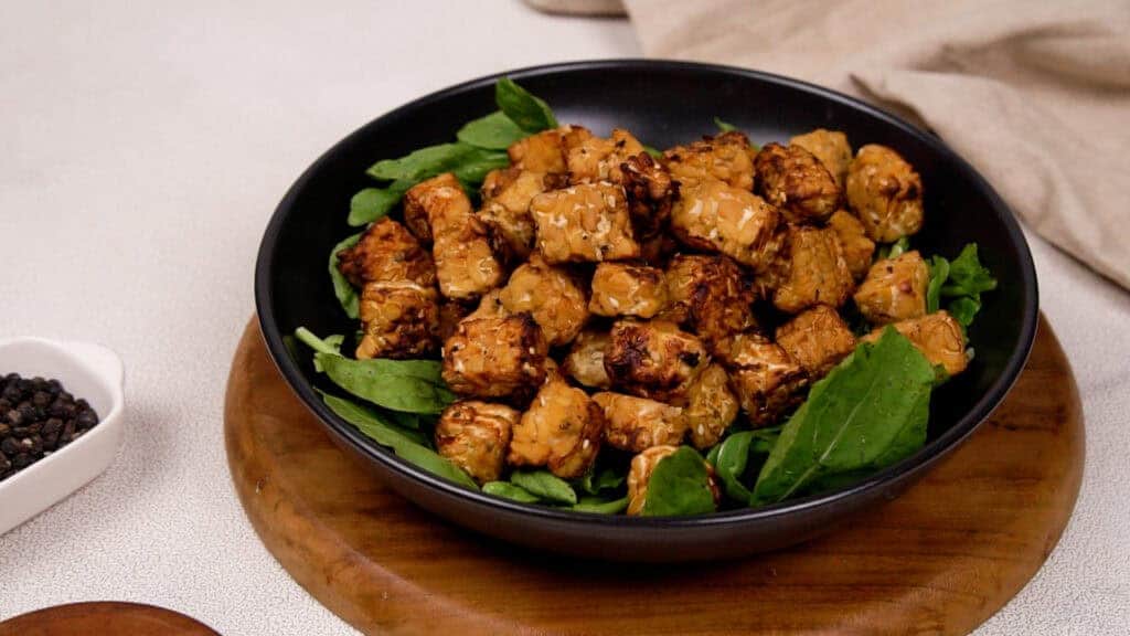 Air fryer tempeh