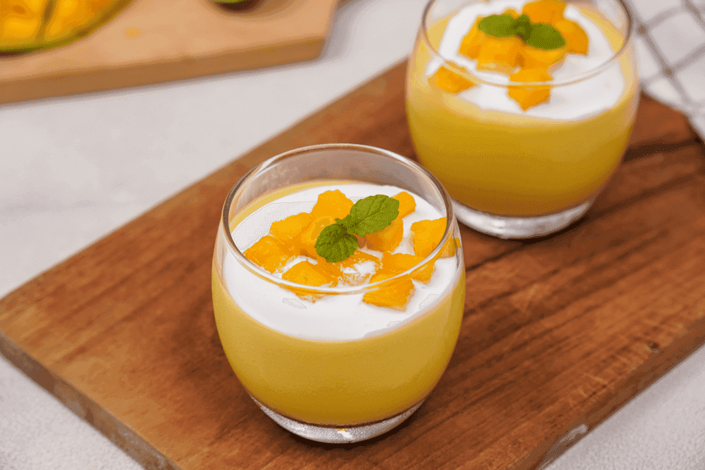mango pudding 