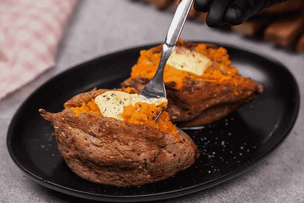 Microwave Sweet Potato