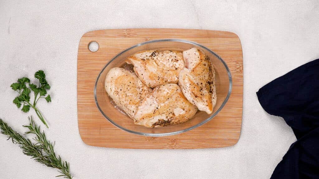 Rosemary chicken in the making