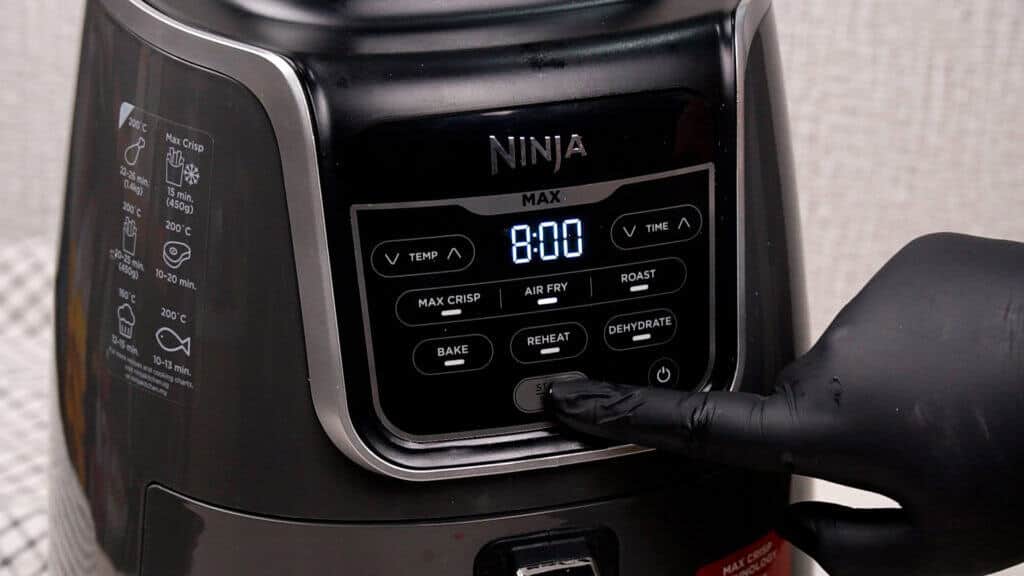 Cook for 8 minutes in air fryer