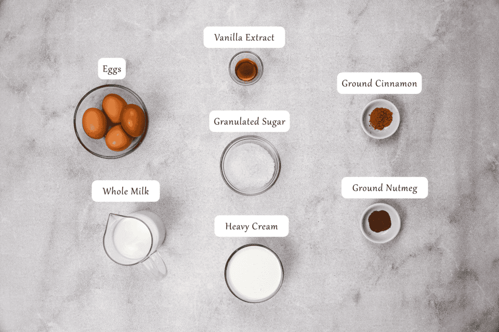 egg nog recipe ingredients