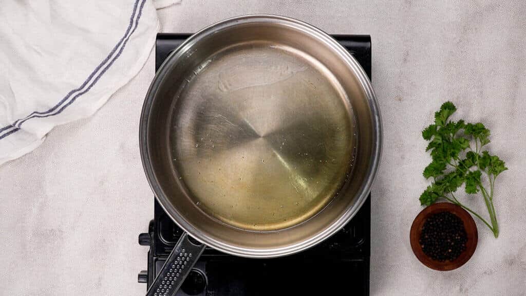 Heat oil in a large skillet