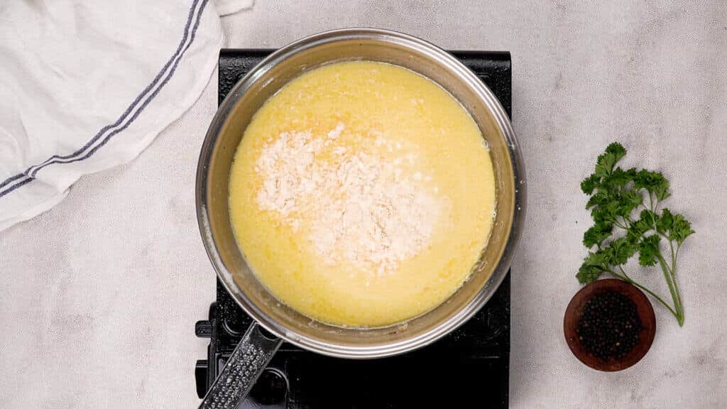 Add cheese to the sauce