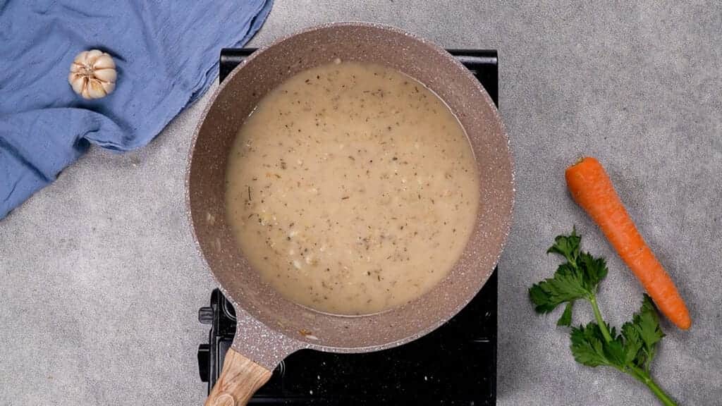 The thickening sauce