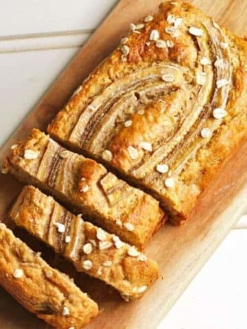 healthy banana bread