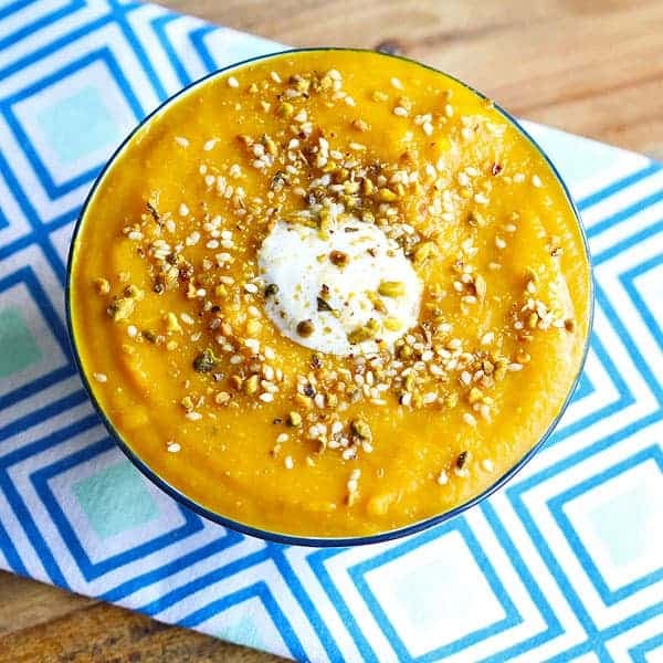moroccan pumpkin and chickpea soup