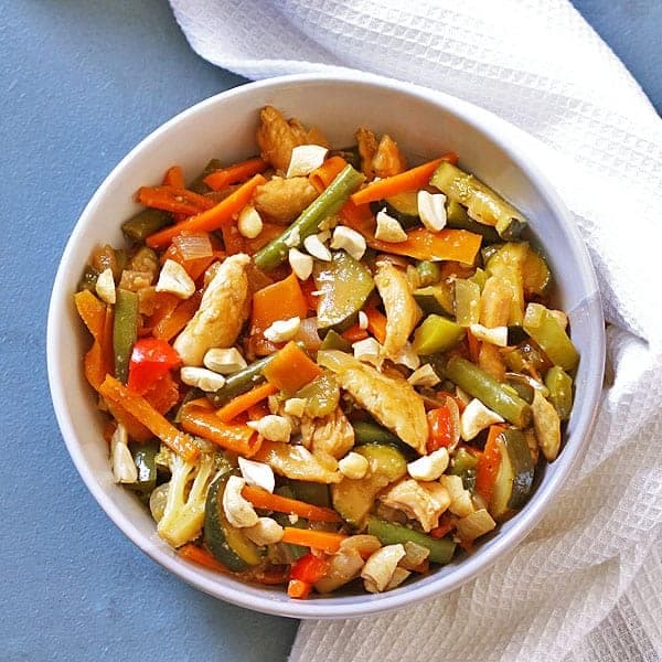 chicken cashew stir fry