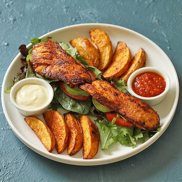 mexican chicken burger