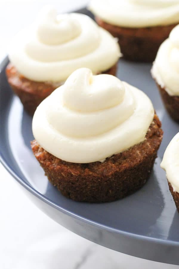 cupcakes on a cake stand.