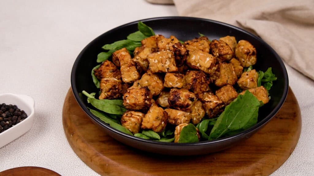 Air fryer tempeh